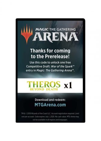 Код на 1 бустер Theros: Beyond Death / Терос: За Порогом Смерти для MTG Arena - фото №1