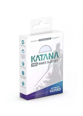 Протекторы Ultimate Guard Katana Precision-Fit Inner Sleeves (Прозрачные) 100 штук - фото №1