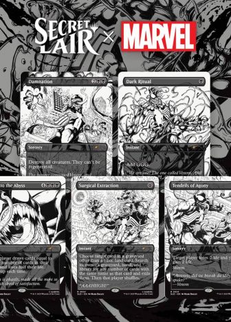 Набор Secret Lair x Marvel's Spider-Man: Venom Unleashed (Inks) - фото №1