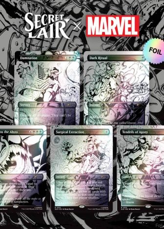 Набор Secret Lair x Marvel's Spider-Man: Venom Unleashed (Inks) Foil Edition - фото №1