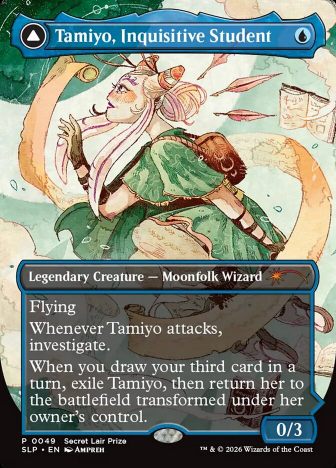 Tamiyo, Inquisitive Student // Tamiyo, Seasoned Scholar - фото №1