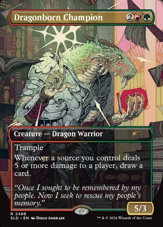 Драконорожденная Воительница / Dragonborn Champion - фото №1