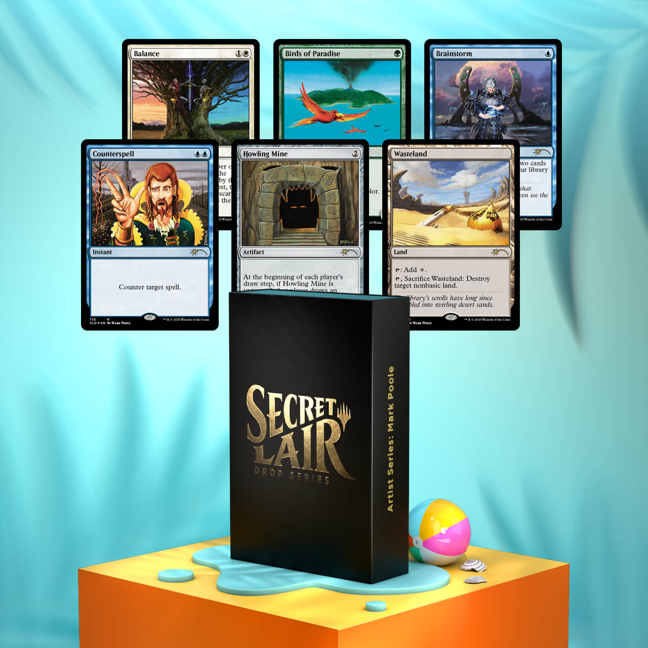 The sealed secret. Balance MTG. Counterspell MTG. Коробка пустая от Secret Lair Drop.