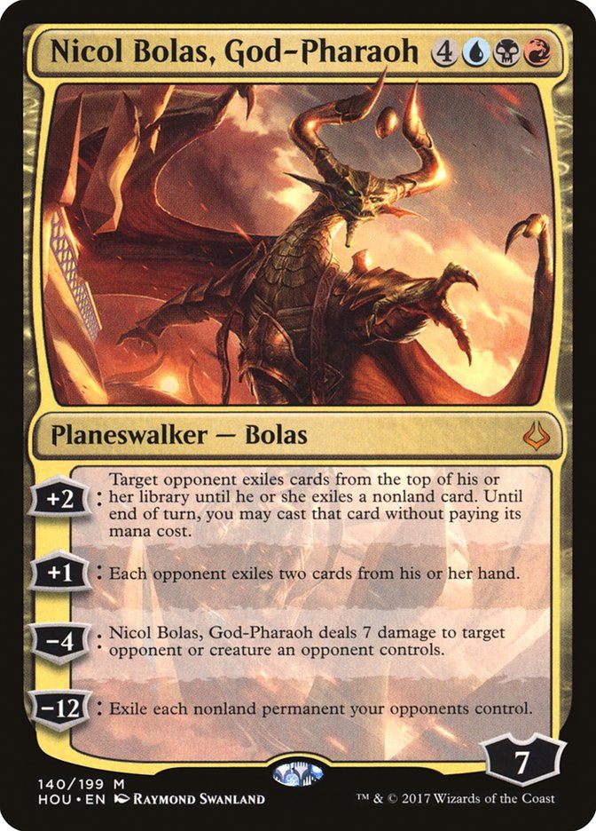 Никол Болас, Бог-Фараон / Nicol Bolas, God-Pharaoh - фото №1
