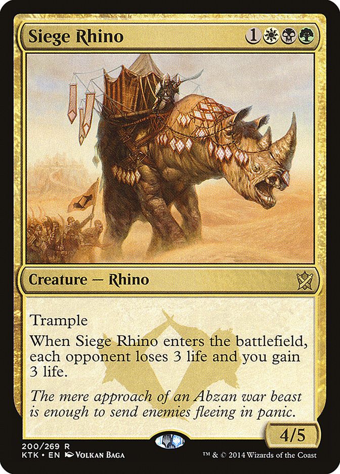 Осадный Носорог / Siege Rhino - фото №1