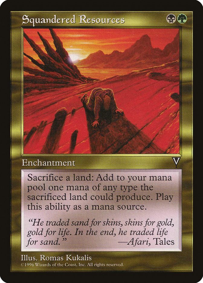 Squandered Resources - фото №1