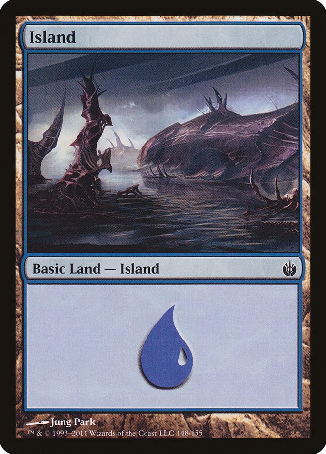 Остров юнг. New Phyrexia Island. Lands Island.