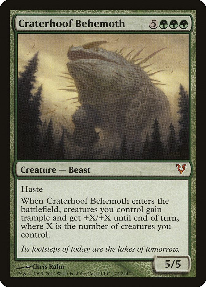 Шагающее Напролом Чудище / Craterhoof Behemoth
