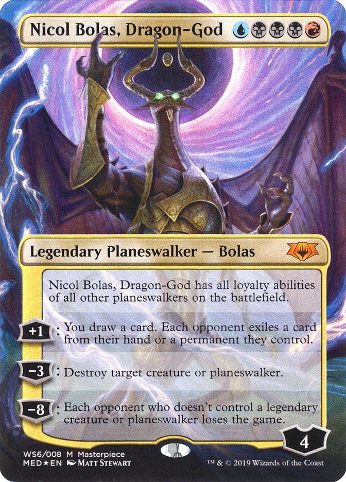 Никол Болас, Дракон-Бог / Nicol Bolas, Dragon-God - фото №1