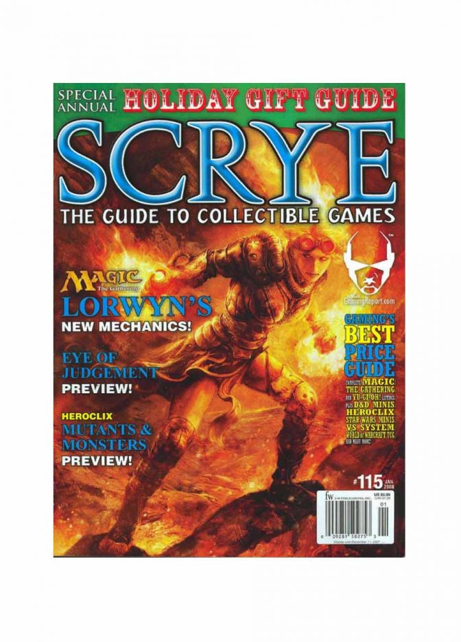 Журнал Scrye Magazine №115 (January 2008) - фото №1
