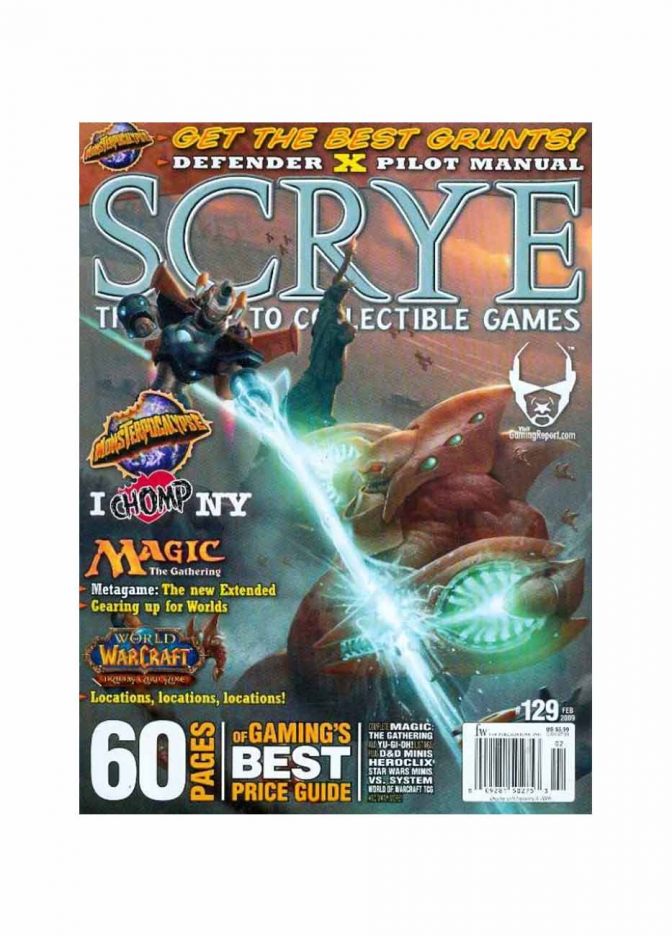 Журнал Scrye Magazine №129 (February 2009) - фото №1