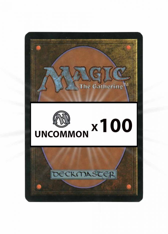100 x Необычных карт МТГ (MTG uncommon cards) - pile lot - пайл лот - фото №1