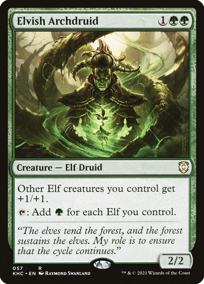 Эльфийский Архидруид / Elvish Archdruid
