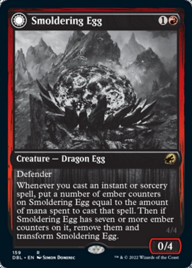 Тлеющее Яйцо / Smoldering Egg // Дракон Пепельной Пропасти / Ashmouth Dragon Тлеющее Яйцо / Smoldering Egg // Дракон Пепельной Пропасти / Ashmouth Dragon