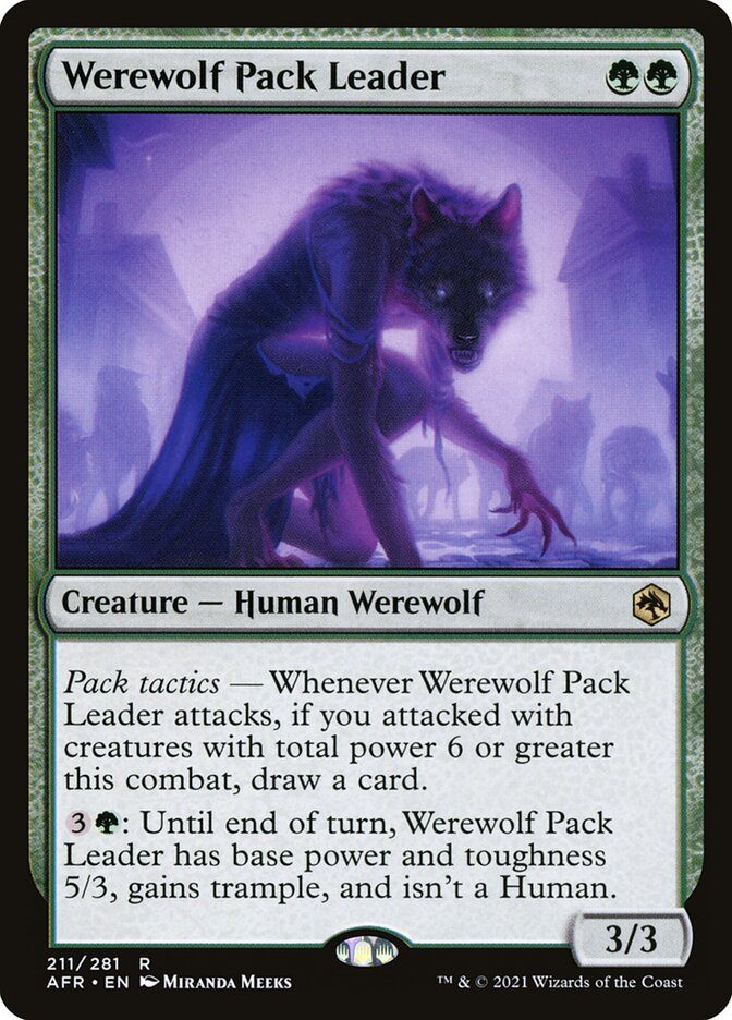 Предводительница Стаи Вервольфов / Werewolf Pack Leader - фото №1