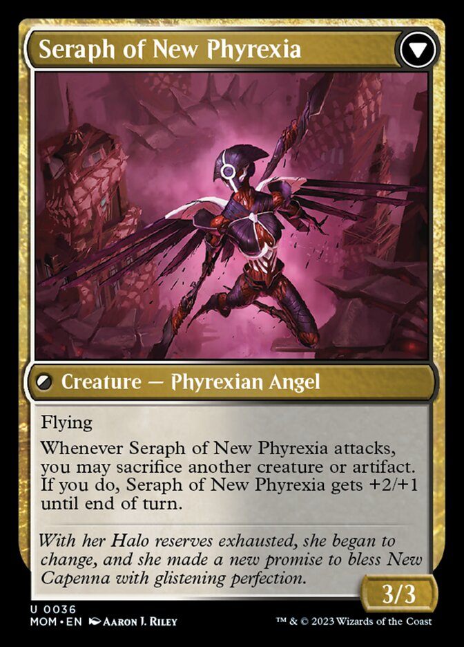 Seraph of New Capenna // Seraph of New Phyrexia - фото №2
