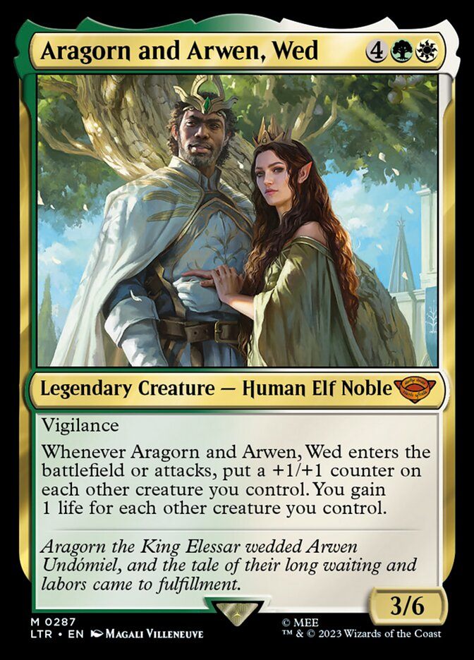 Aragorn and Arwen, Wed - фото №1