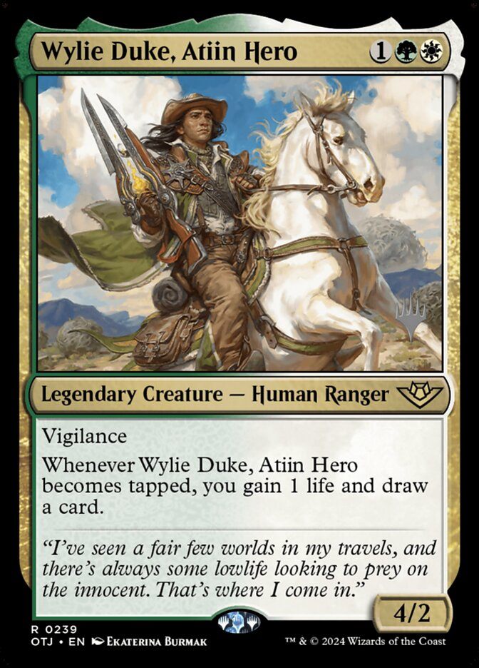 Wylie Duke, Atiin Hero - фото №1