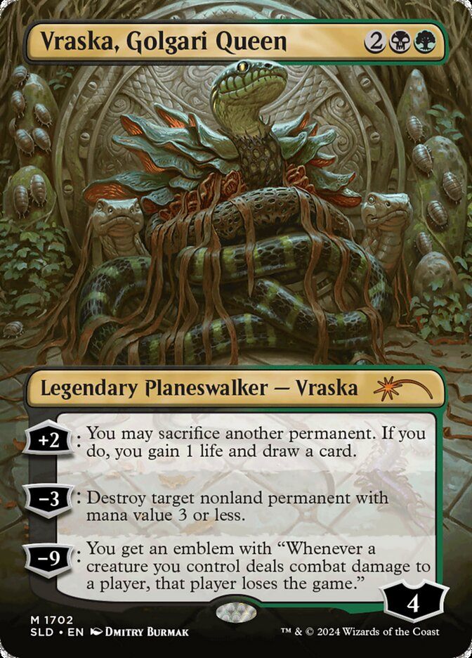 Враска, Царица Голгари / Vraska, Golgari Queen - фото №1