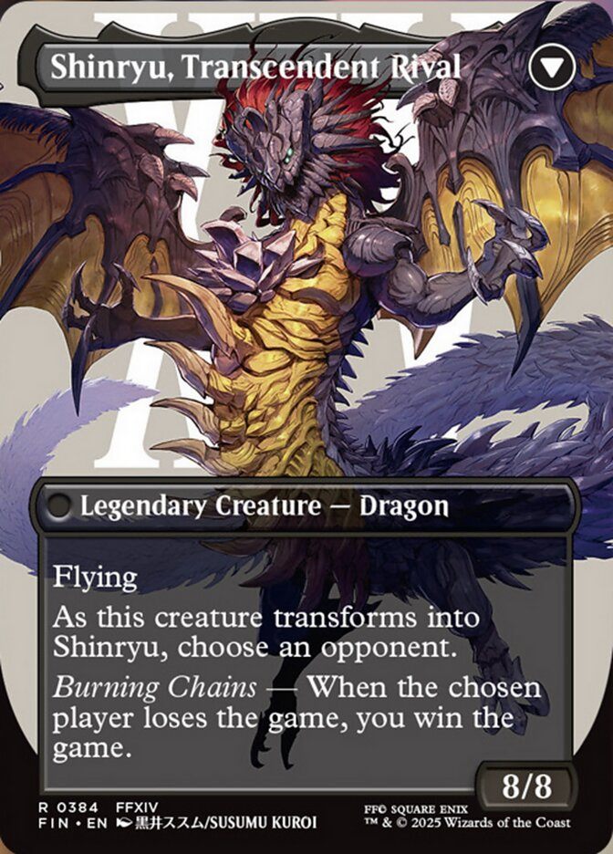 Zenos yae Galvus // Shinryu, Transcendent Rival - фото №2