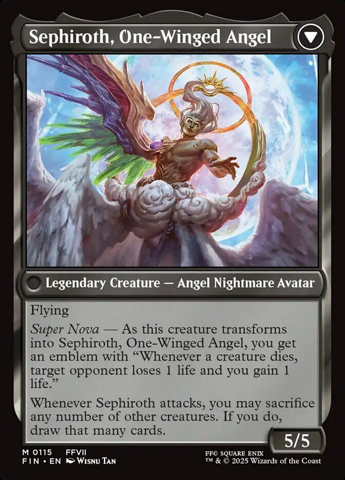 Sephiroth, Fabled SOLDIER // Sephiroth, One-Winged Angel - фото №2