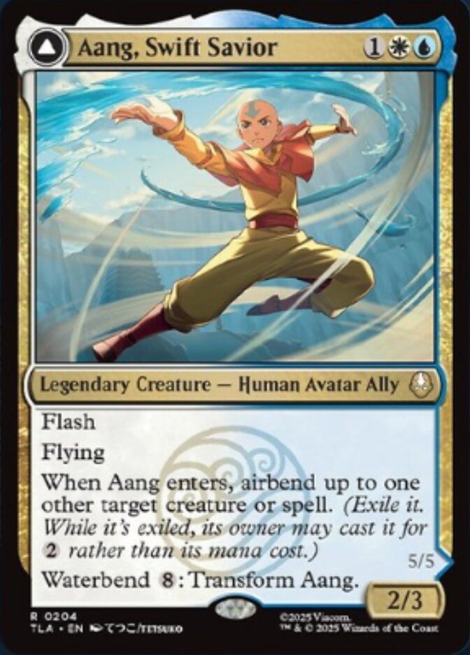 Aang, Swift Savior // Aang and La, Ocean's Fury - фото №1