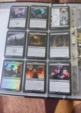 Коллекция черных карт MTG. - фото №2