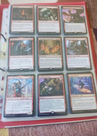 Коллекция красных карт MTG. - фото №4