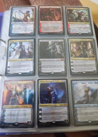 Коллекция артефактов и мироходцев MTG. - фото №1